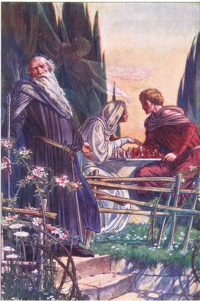 甘い主よ、あなたは私を偽って演じます、The Tempest、1908年からのイラスト 作： Paul Vincent Woodroffe
