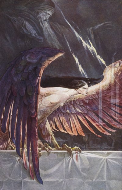 ウィリアム・シェイクスピアによるテンペスト、第3幕、シーン3（カラーリソ） 作： Paul Vincent Woodroffe
