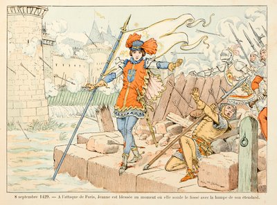 セオドア・カフ著、ポール・デ・セマン（1855-1915）絵の『ジャンヌ・ダルク』からの引用。9月8日 作： Paul de Semant