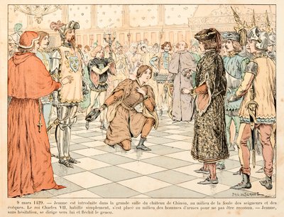 イラストはテオドール・カフ著、ポール・デ・セマン（1855-1915）画の「ジョーン・オブ・アーク」より引用。3月9日 作： Paul de Semant