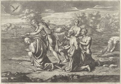 ヨルダン川でのキリストの洗礼 作： Paul van Somer (II)