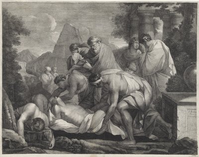 トビトは死者を葬る 作： Paul van Somer (II)