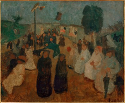 ヴォルプスヴェーデのイブニングパーティー 作： Paula Modersohn Becker