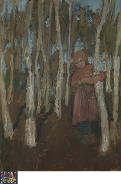 白樺林の少女 作： Paula Modersohn-Becker
