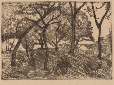 木のある風景 作： Paula Modersohn Becker