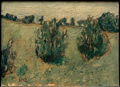 松の木のある風景 作： Paula Modersohn Becker