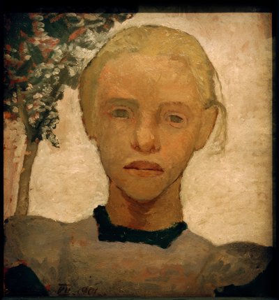 少女の頭 作： Paula Modersohn Becker