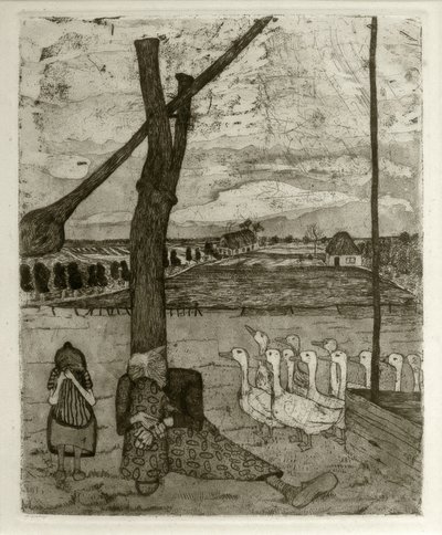 失われたガチョウについてのおとぎ話 作： Paula Modersohn Becker