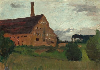 古い工場 作： Paula Modersohn Becker