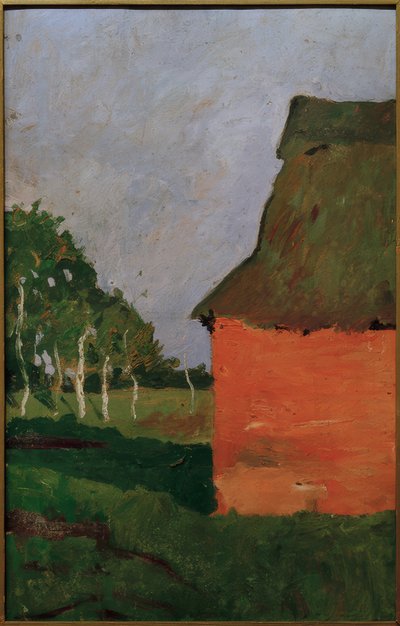 赤い家 作： Paula Modersohn Becker