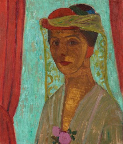 セルフポートレート 作： Paula Modersohn Becker