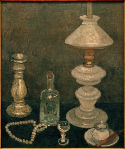 ガラスランプのある静物 作： Paula Modersohn Becker