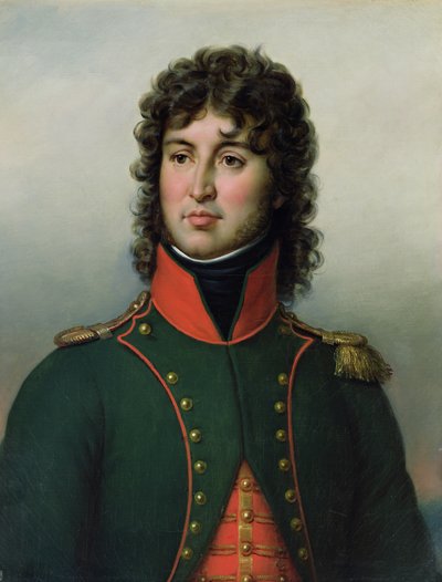 ヨアヒム・ムラトの肖像（1767-1815）ナポリの王 作： Paulin Jean Baptiste Guerin
