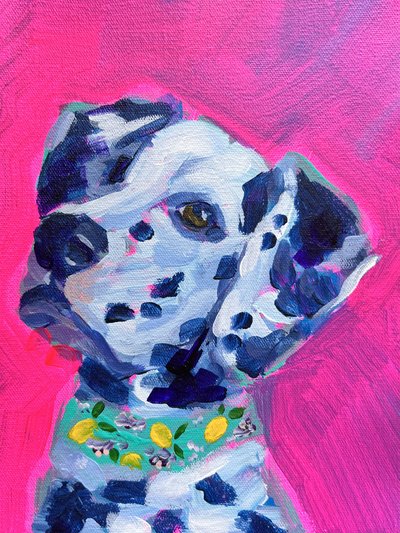 遊び好きなダルメシアンの子犬 作： Pauline Wegman | Key and Sea Creative