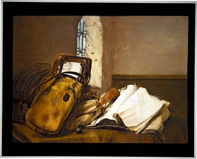 トラベルポーチと書類 作： Paulus Bor