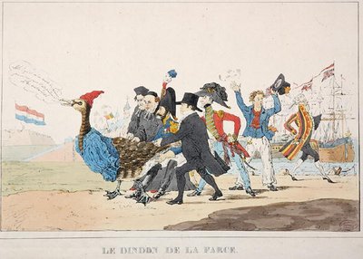 フォールガイ。1832年のフランスによるアントワープへの介入(リトグラフ) 作： Paulus Charles Gerard Poelman