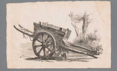 二輪ワゴン 作： Paulus Lauters (attributed to)