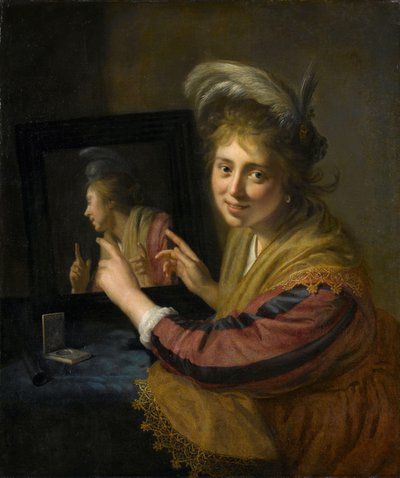 鏡の少女 作： Paulus Moreelse