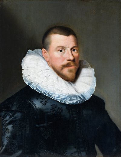 中年男性の肖像 作： Paulus Moreelse
