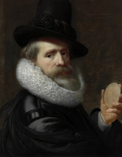 自画像。約1610-20 作： Paulus Moreelse