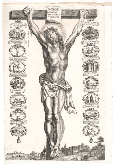 十字架上のキリスト 作： Paulus Pontius