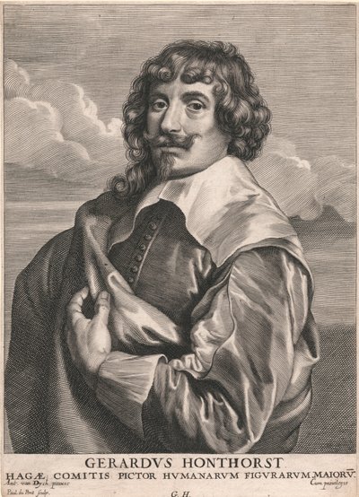Gerardus Honthorst, kreivi suuri ihmishahmojen maalari 作： Paulus Pontius