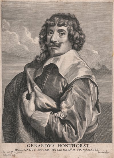 オランダの人物画家ゲラルドゥス・ホントルスト 作： Paulus Pontius