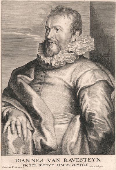 Joannes van Ravesteyn, pintora de ícones do conde de Haia 作： Paulus Pontius
