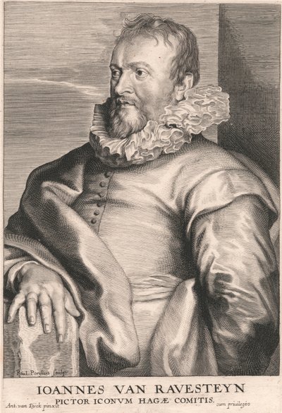 Joannes van Ravesteyn, pintora de ícones do conde de Haia 作： Paulus Pontius