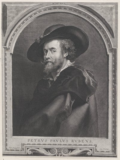 ピーター パウル ルーベンスの肖像、46 歳、1630 年、1630 年。 作： Paulus Pontius