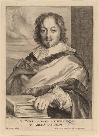 コンスタンティン・ホイヘンス 作： Paulus Pontius after Sir Anthony van Dyck