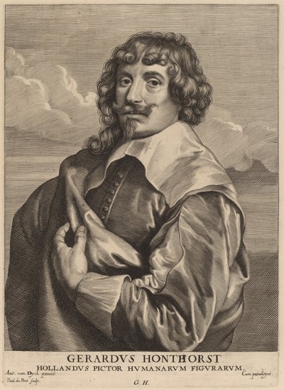 ゲリット・ヴァン・ホントルスト 作： Paulus Pontius after Sir Anthony van Dyck