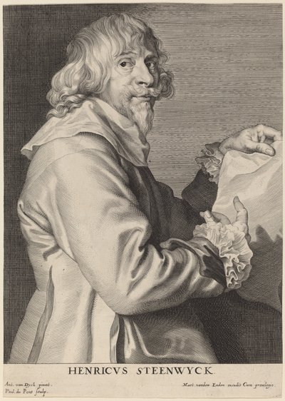 ヘンリー・スティーンウィック 作： Paulus Pontius after Sir Anthony van Dyck