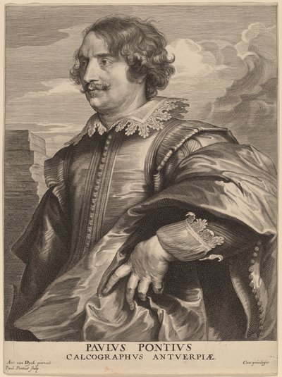 パウルス・ポンティウス 作： Paulus Pontius after Sir Anthony van Dyck