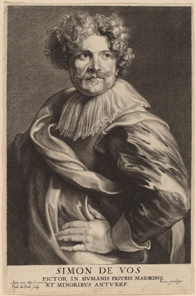 シモン・デ・ヴォス 作： Paulus Pontius after Sir Anthony van Dyck