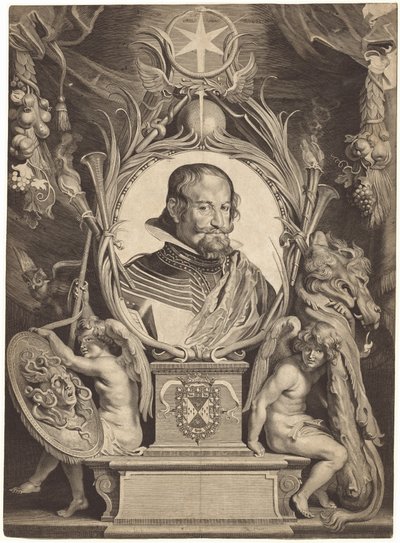 オリバレス伯ガスパル・デ・グスマン 作： Paulus Pontius, after Sir Peter Paul Rubens, after Diego Velázquez