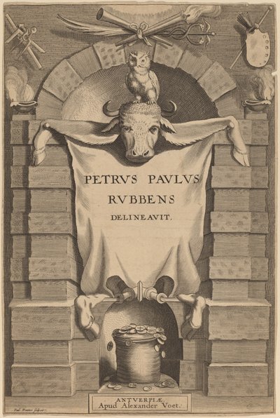 タイトルページ 作： Paulus Pontius after Sir Peter Paul Rubens