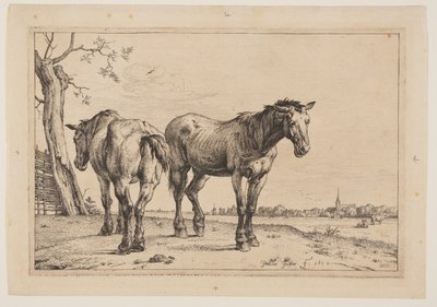 プラウ・ホース（馬シリーズより 作： Paulus Potter