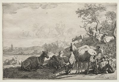 羊飼い、1644年。 作： Paulus Potter