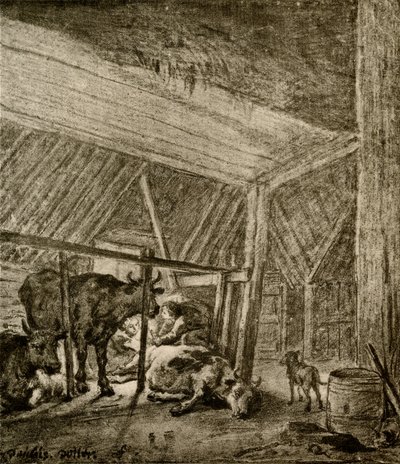 分娩中の牛 作： Paulus Potter