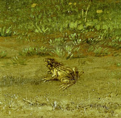 ヒキガエル、彼の群れと仲間の同郷人の詳細、1648年（242089を参照） 作： Paulus Potter