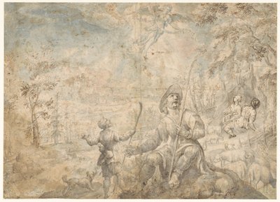羊飼いへの告知 作： Paulus Willemsz. van Vianen