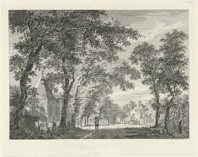 ドリベルゲンの村の眺め、1754 年 作： Paulus van Liender