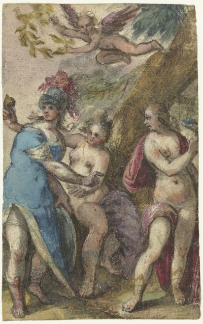 パリの審判 作： Paulus van Wtewael (possibly)