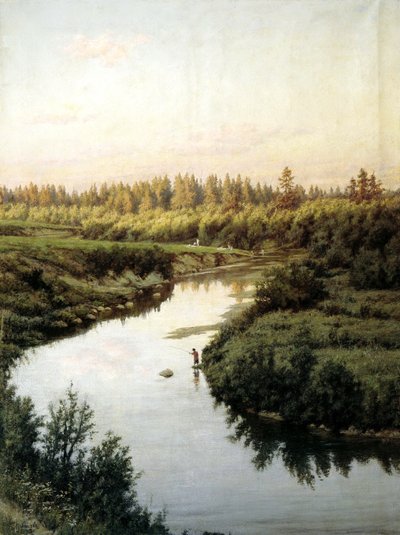 川の風景 作： Pavel Alexandrovich Briullov