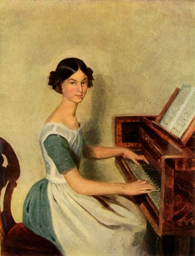 Nadezhda Petrovna Zhdanovichovaの肖像、1849年、1965年。 作： Pavel Andreevich Fedotov