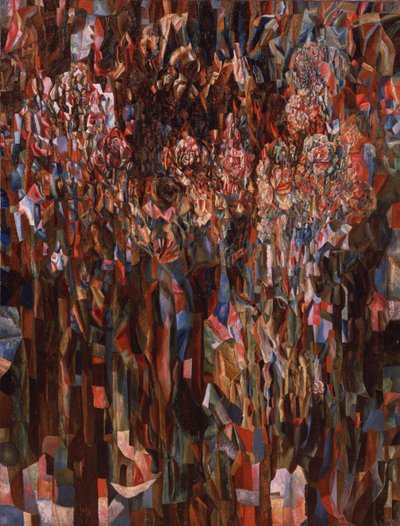 世界の開花時期の花、1915年 作： Pavel Nikolayevich Filonov