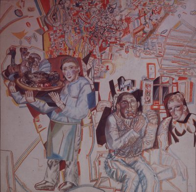 飲食店 作： Pavel Nikolayevich Filonov