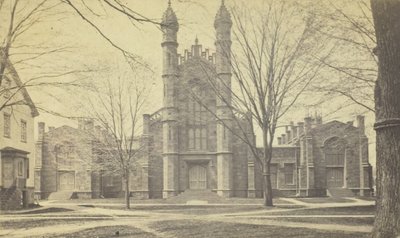 図書館、イェール大学、19 世紀。 作： Peck Brothers