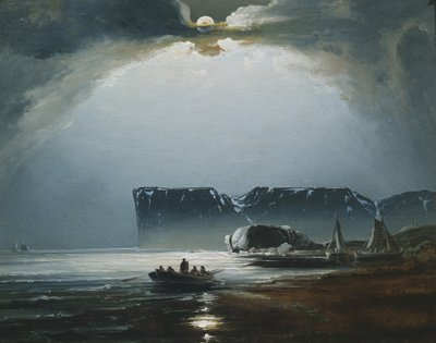 ノースケープ（キャンバスに油彩） 作： Peder Balke